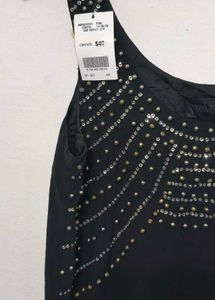 Trendy New Black Shinny Top For Women