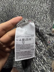GAP Lambswool Wool Crewneck Grey Sweater