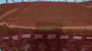 Elegant maroon &amp; Gold Saree