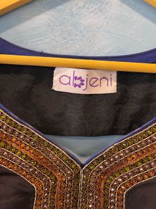 Embroidered Black Tunic