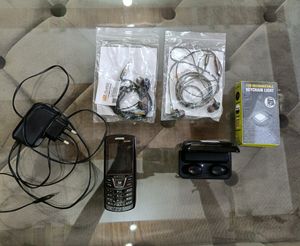 Combo Of 5 Iteams With Samsung Keypad Mobile Phone