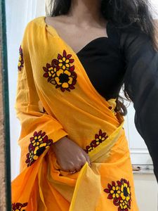 Elegant Yellow Saree