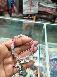 Beaded Charm Bracelet 4 piece Set