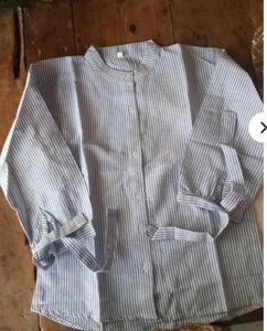 Striped Button-Down Shirt