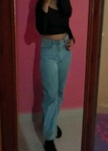 Light Wash Wide Leg Jeans