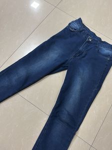 Dark Blue Denim Jeans