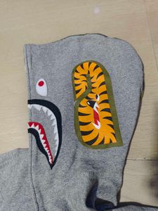 BAPE Shark OG Full ZipHoodie Grey size S
