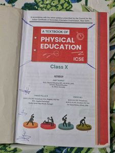 Physical Education Book For ICSE Class 10