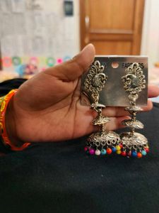 Colorful Jhumka Earrings