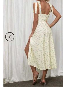Brand New (Urbanic) Yellow A-line Floral SunDress