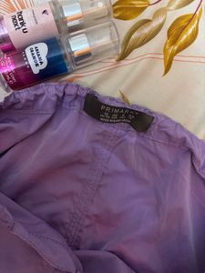 Primark lavender parachute pants