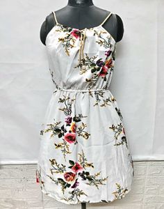 New/ Fresh Piece Floral White Dress