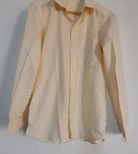 Cream Color Full shirt (MEN'S)