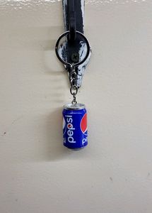 Pepsi Miniature Colddrink Can Keychain Blue Colour