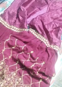 Purple Sharara Suit