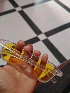 Square Men Sunglasses Yellow Shades For Summer