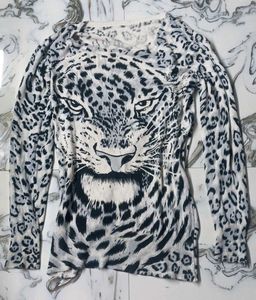 Y2k Animal Print Top