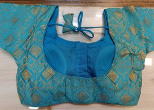 Blue Banarasi Blouse