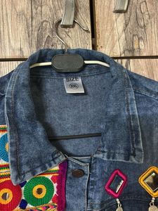 Embroidered Denim Jacket