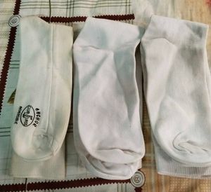 Vintage White Socks - Set of 3