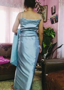 Elegant Blue Saree
