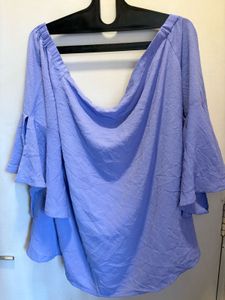 Beautiful Lavender Over Size Imported Top