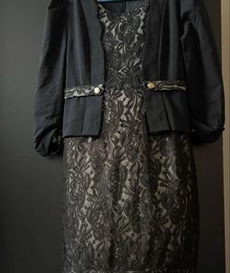 Elegant Black Lace Dress