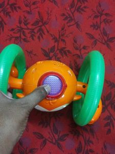 Bright Starts Roll And Glow Monkey Toy