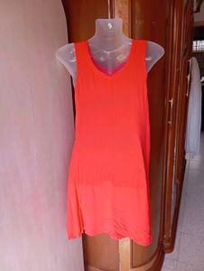 Coral Tank Dress