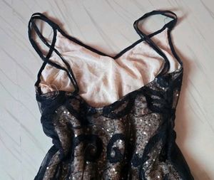 Sequin Embellished Party Dress