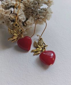 Cupid &amp; Heart Earrings