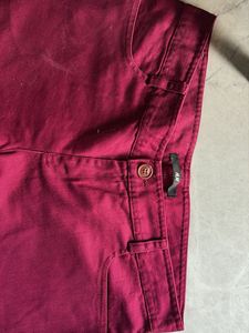 Burgundy H&amp;M Pants