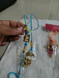 4 pairs of Rakhi for Bhaiya and Bhabhi