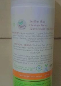 Mamaearth Vitamin C Face Toner With Vitamin C And Cucumber