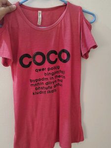 Cute Pink COCO Graphic Tee