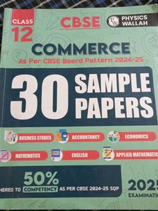 30 SAMPLE PAPER FOR 6 SUBJECTS BY PW Class - 12