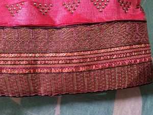 Pink Embellished Saree