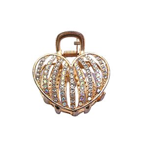 Golden Heart Hair Clutcher Combo Pack of 4