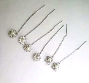 925 Silver Cz Pearl Combo Earrings