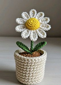 Crochet Rose Basket