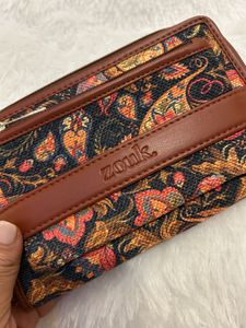 Zouk Paisley Print Wallet