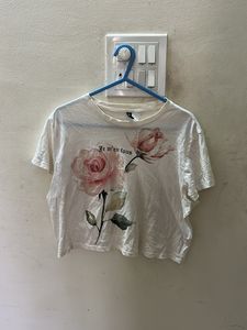 Floral Graphic Print Tee