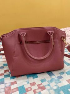 Caprese Pink Satchel Bag