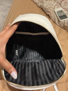 Victoria&#39;s Secret White Mini Backpack