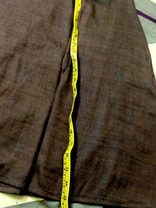 Brown Embroidered Kurta