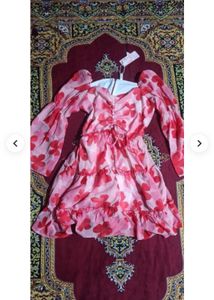 Floral Print Mini Dress