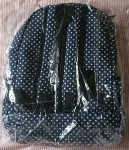Blue Polka Dot Backpack