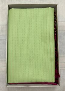 Pure Uppada Silk Saree Green With Pink New