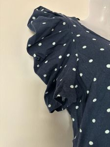 Bodycon Party Wear Dress With White Polka Dots