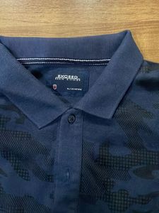 Exceed Navy Blue Pattern T-Shirt